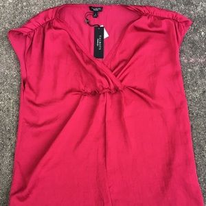 Talbots Red Sleeveless Blouse Size 4 NWT